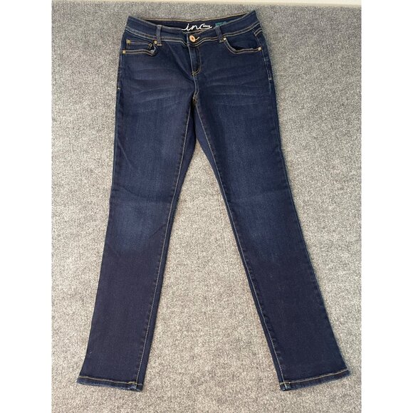 inc Denim Womens Size 8 Skinny Legs Reular Fit Blue Jeans Pre-owned - Picture 6 of 16